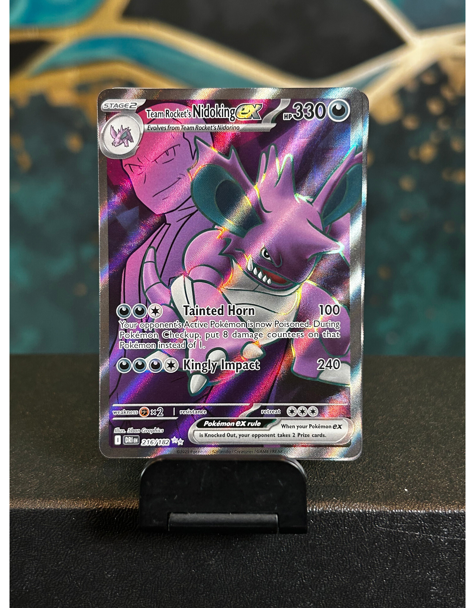 Team Rocket's Nidoking Ex  216/182