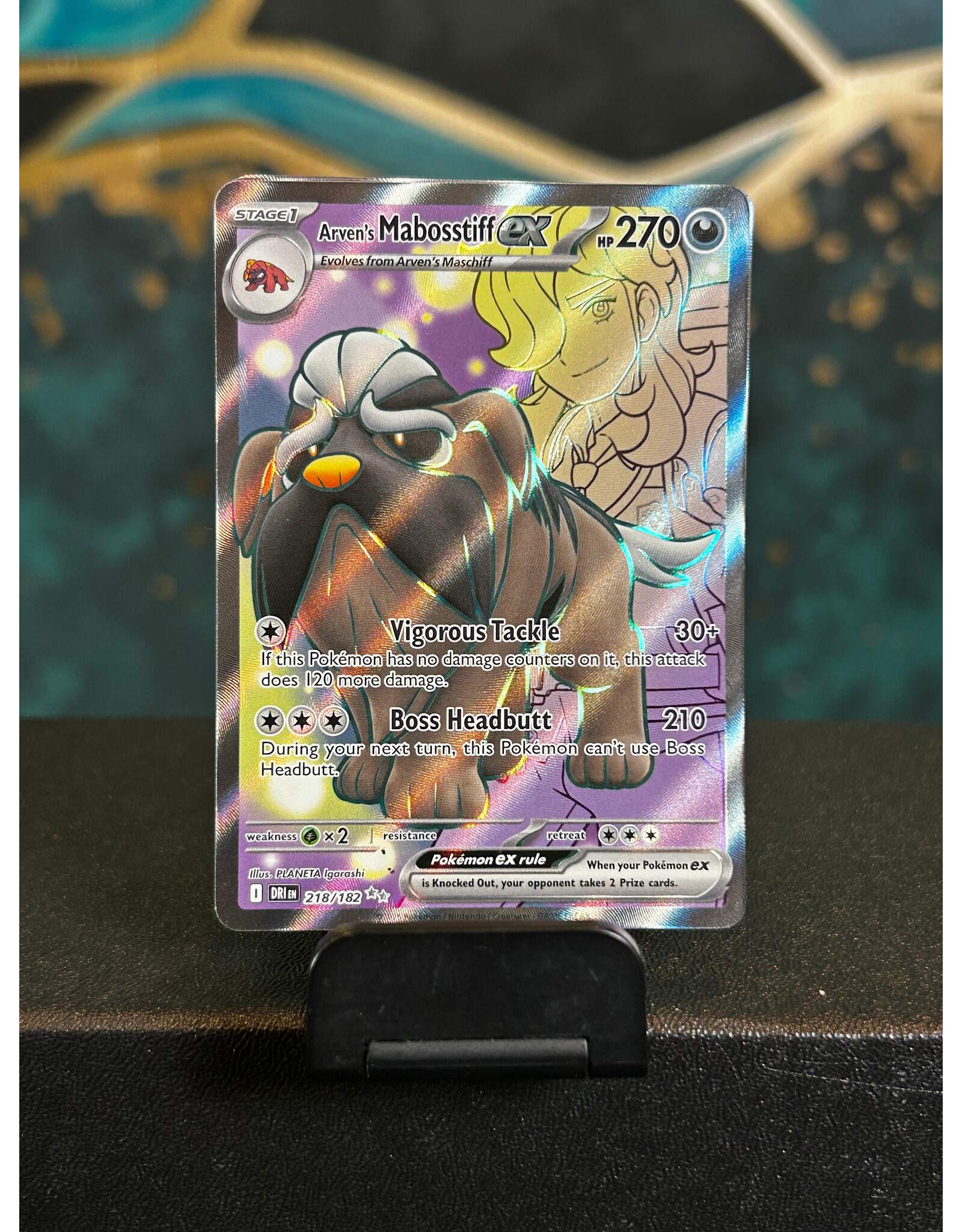 Arven's Mabosstiff Ex  218/182