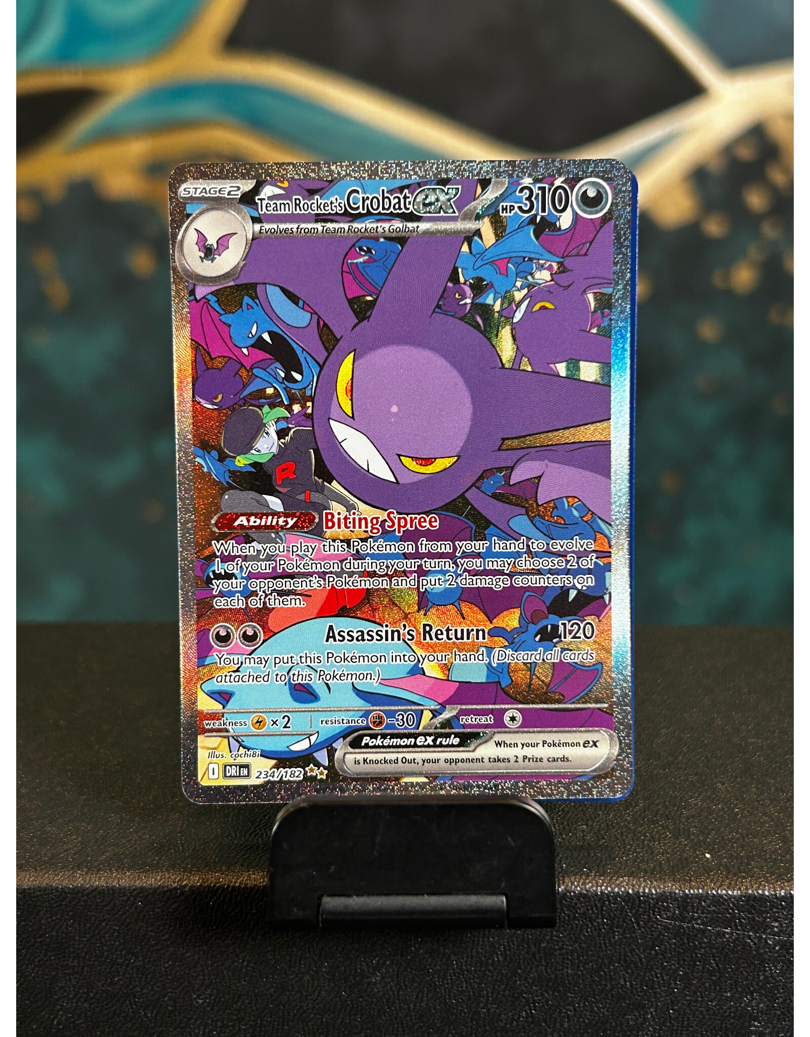 Team Rocket's Crobat Ex  234/182