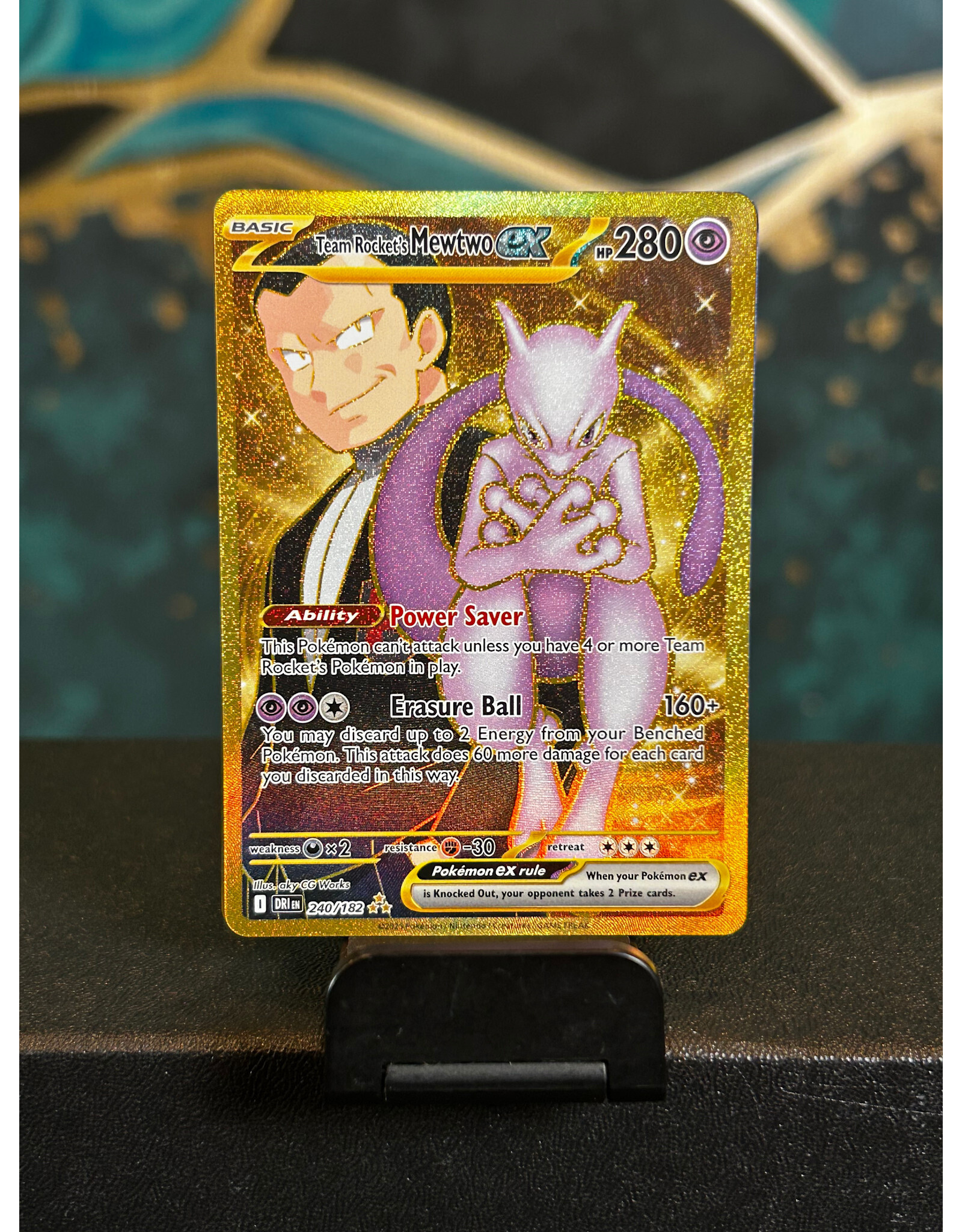 Team Rocket's Mewtwo Ex  240/182