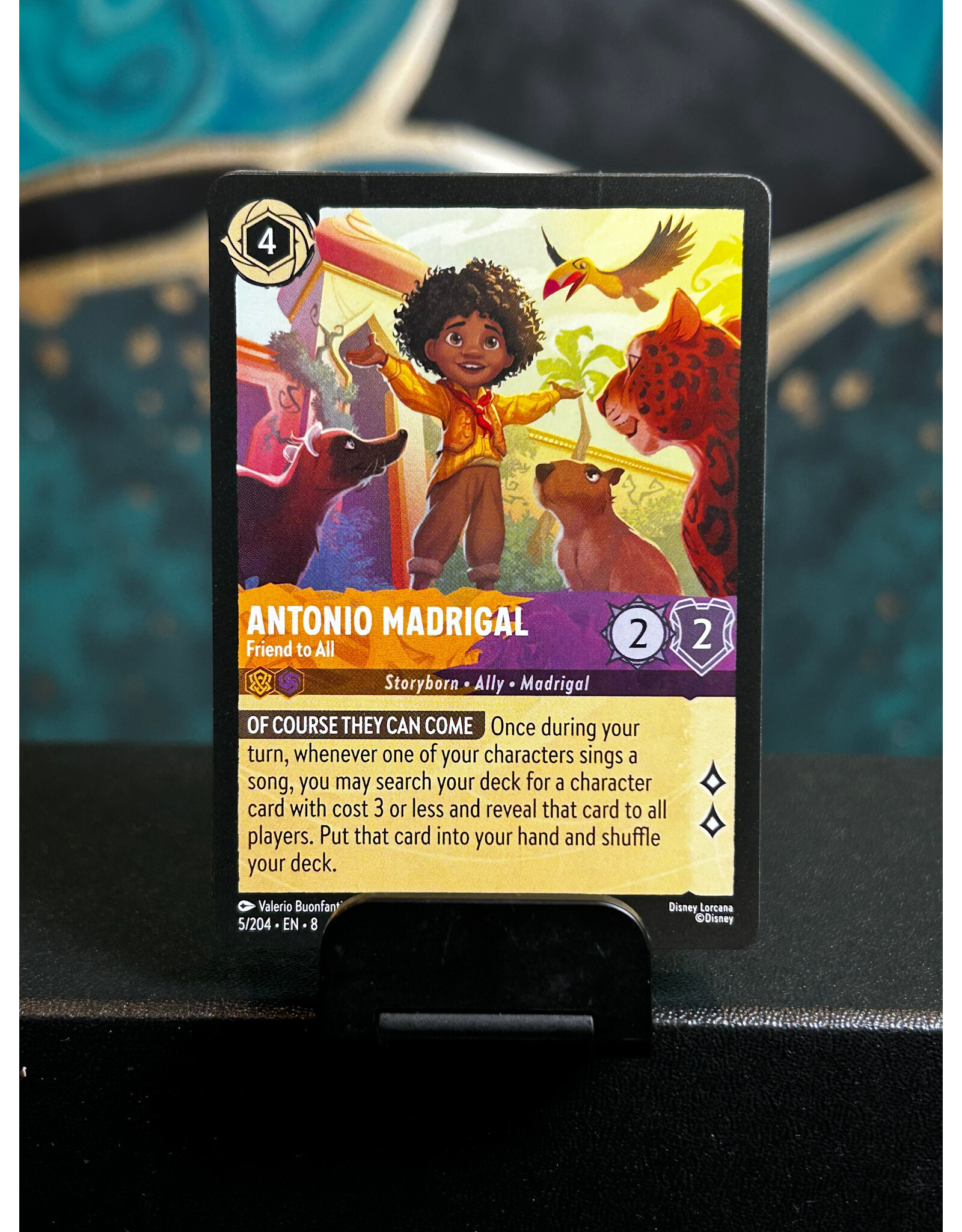 Antonio Madrigal - Friend to All  5/204 (ROJ)