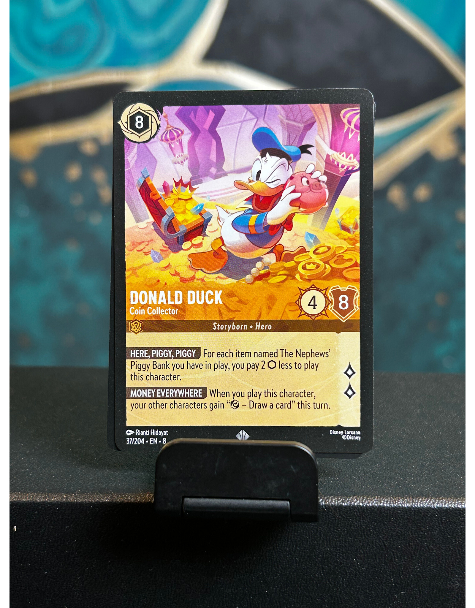 Donald Duck - Coin Collector  37/204 (ROJ)
