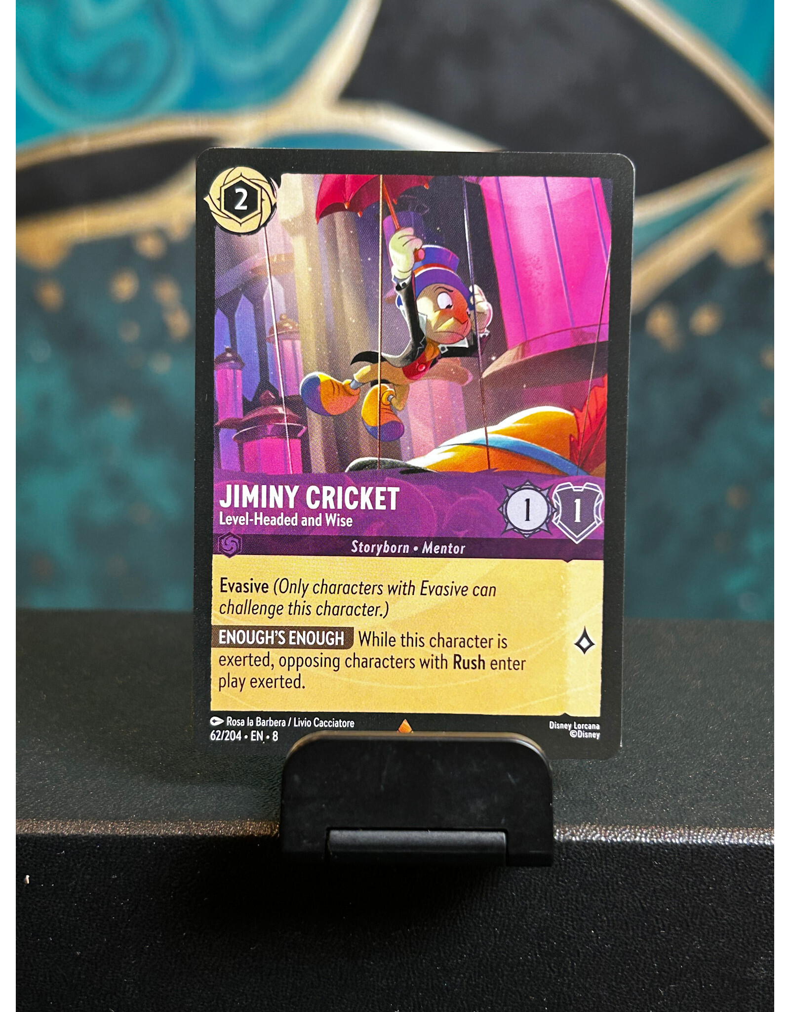 Jiminy Cricket - Level‐Headed and Wise  62/204 (ROJ)