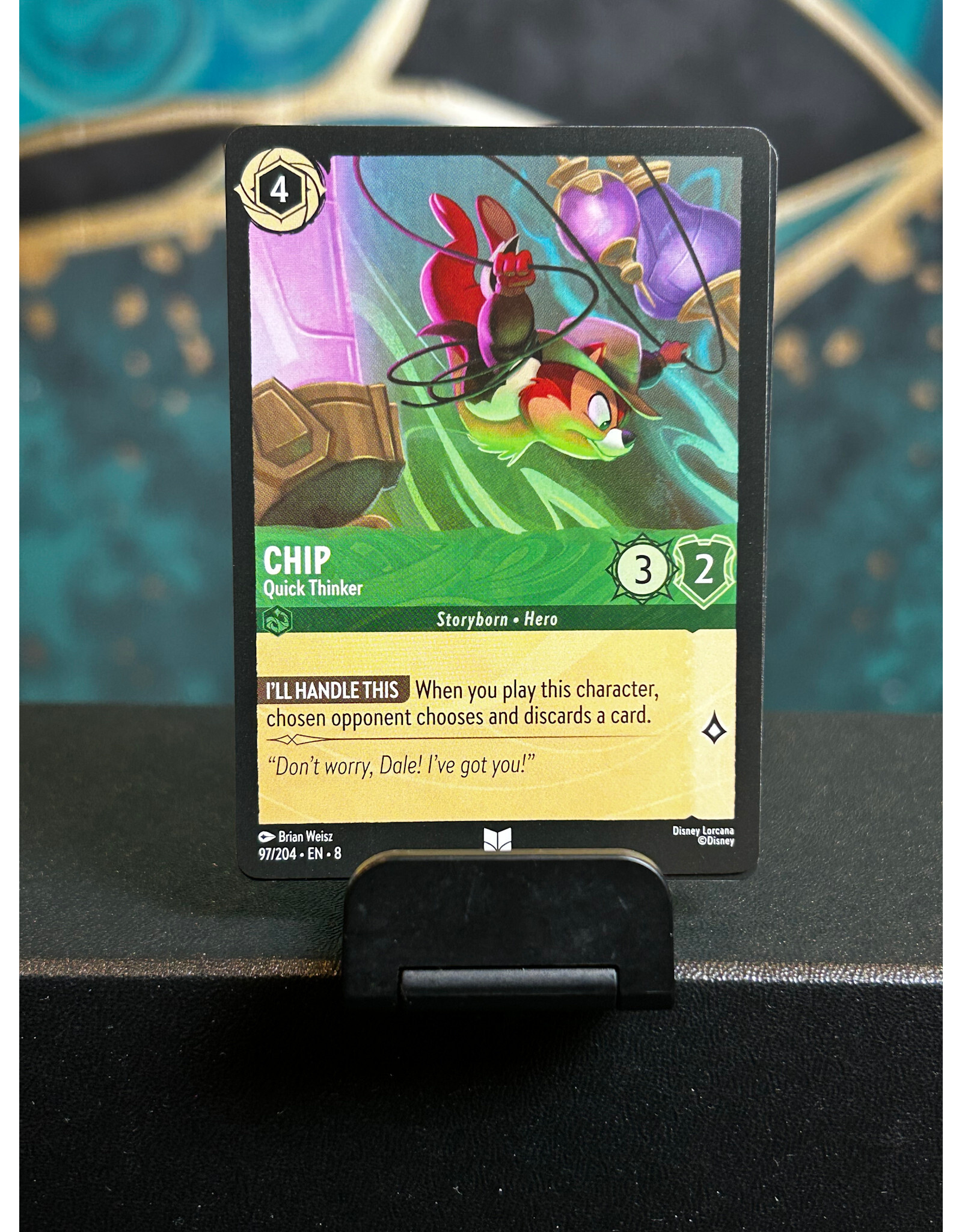 Chip - Quick Thinker  97/204 (ROJ)
