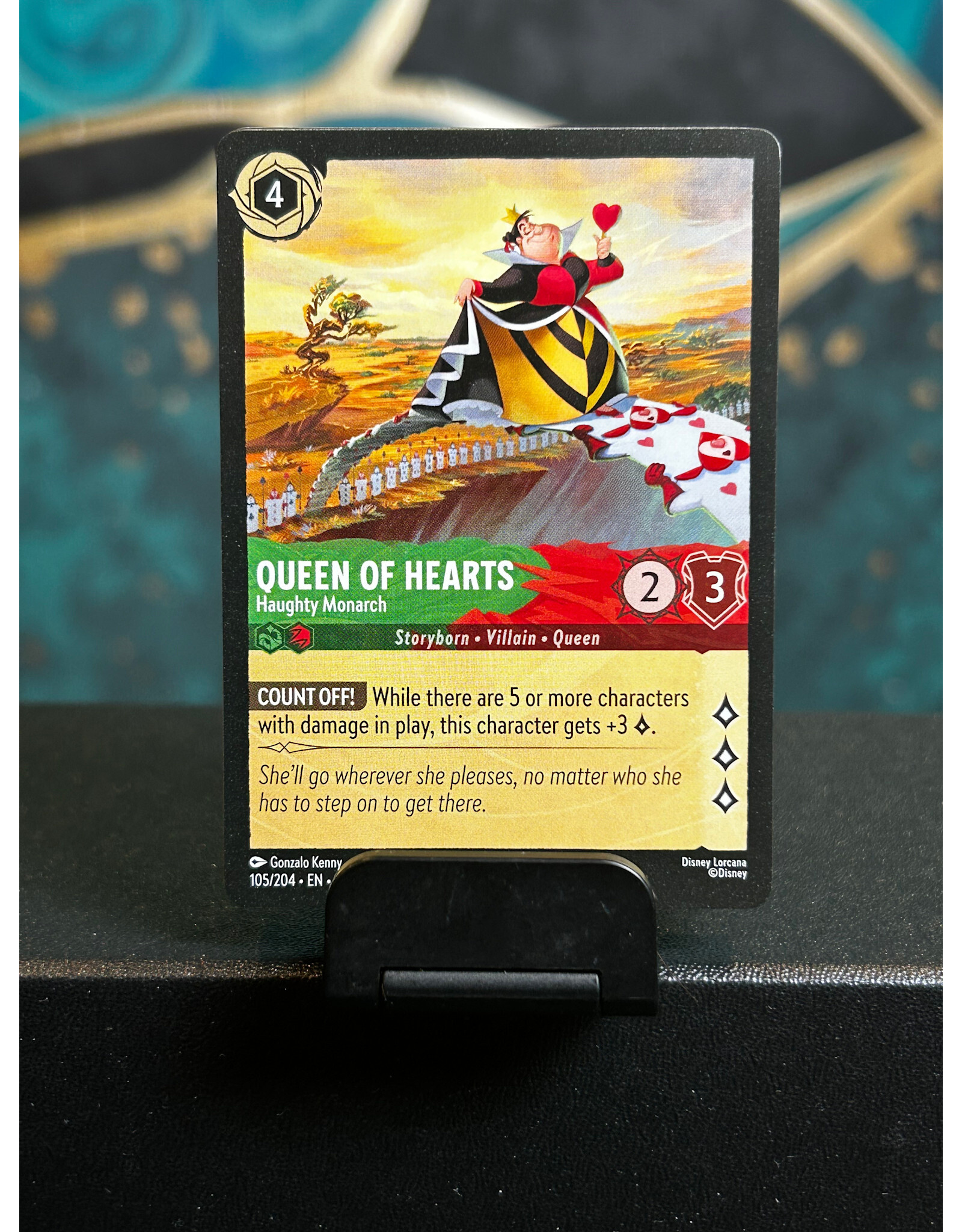 Queen of Hearts - Haughty Monarch  105/204 (ROJ)