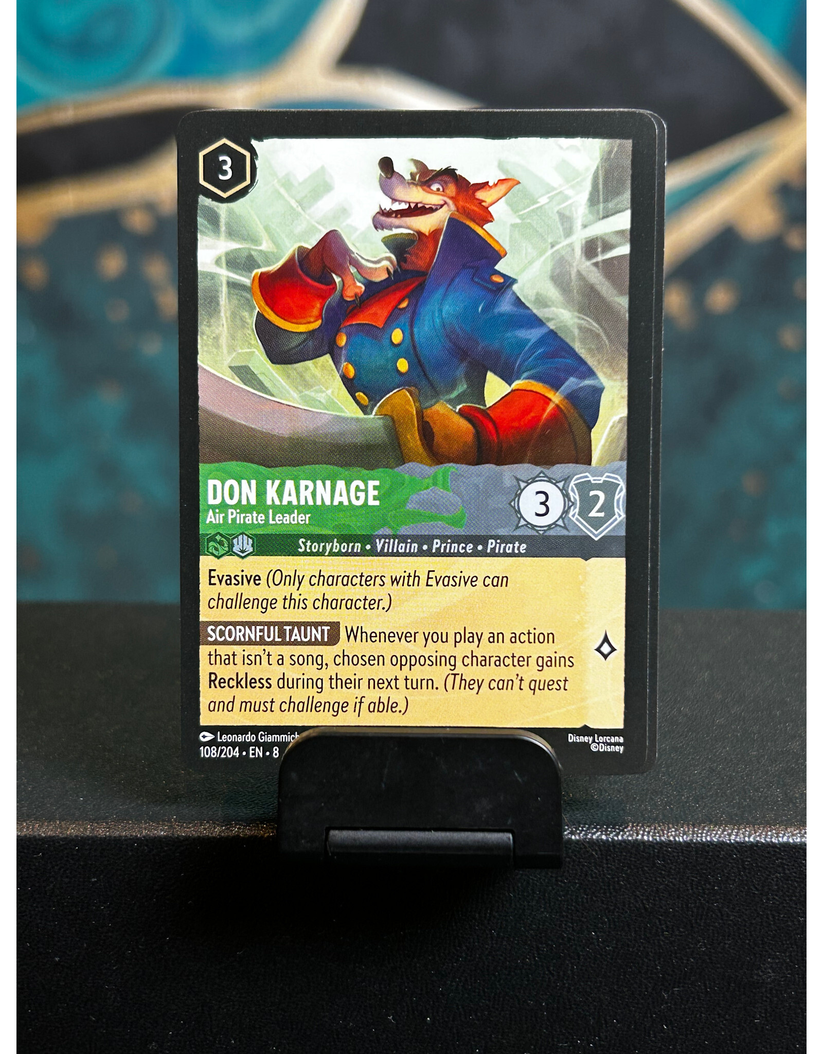 Don Karnage - Air Pirate Leader  108/204 (ROJ)