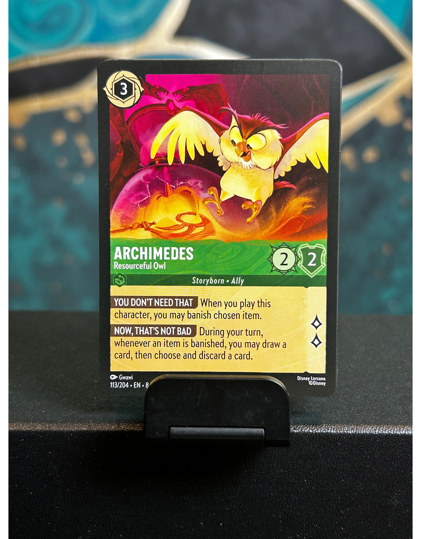 Archimedes - Resourceful Owl  113/204 (ROJ)
