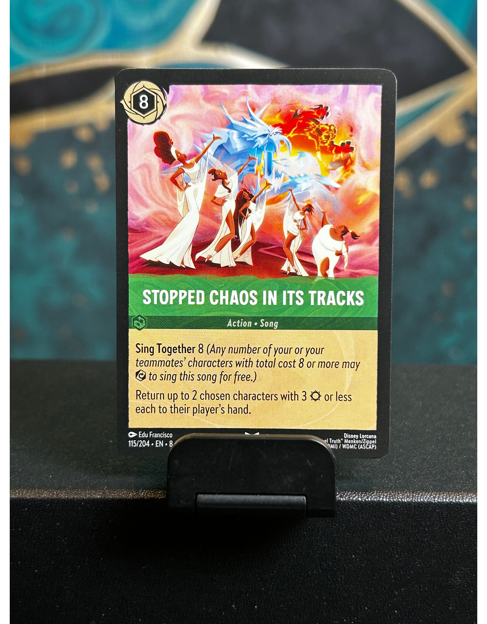 Stopped Chaos in Its Tracks  115/204 (ROJ)