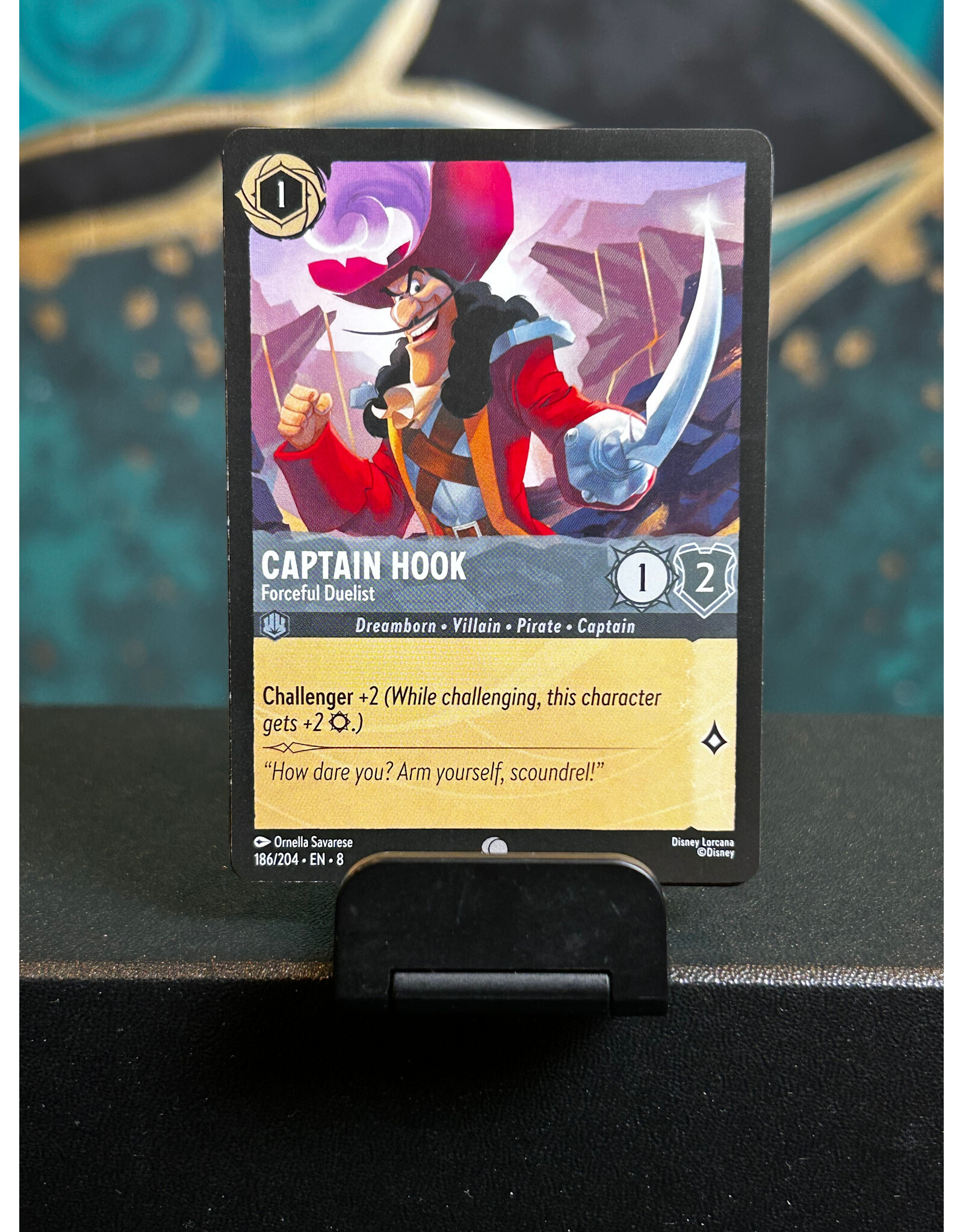 Captain Hook - Forceful Duelist  186/204 (ROJ)
