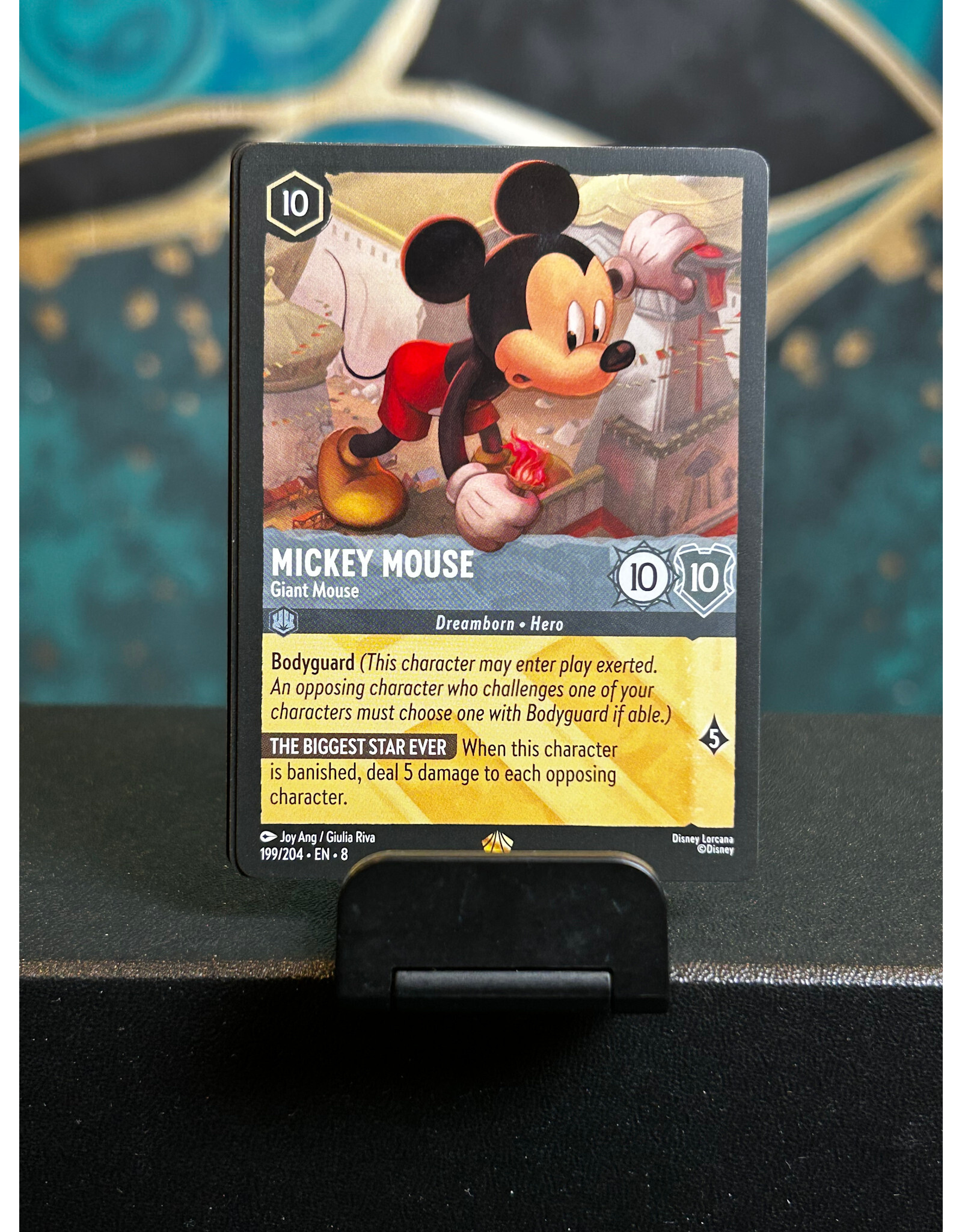 Mickey Mouse - Giant Mouse  199/204 (ROJ)