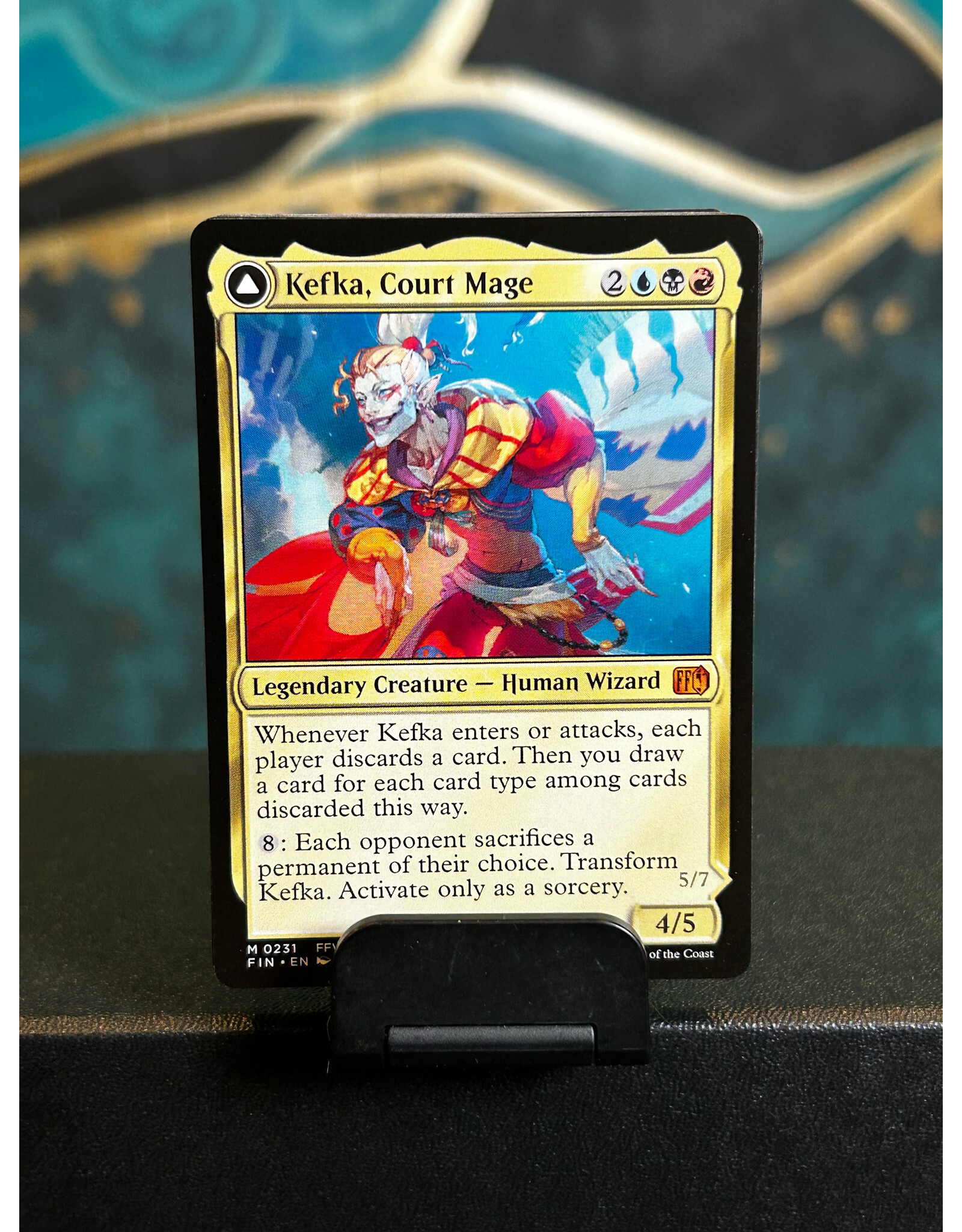 Kefka, Court Mage // Kefka, Ruler of Ruin  (FIN)
