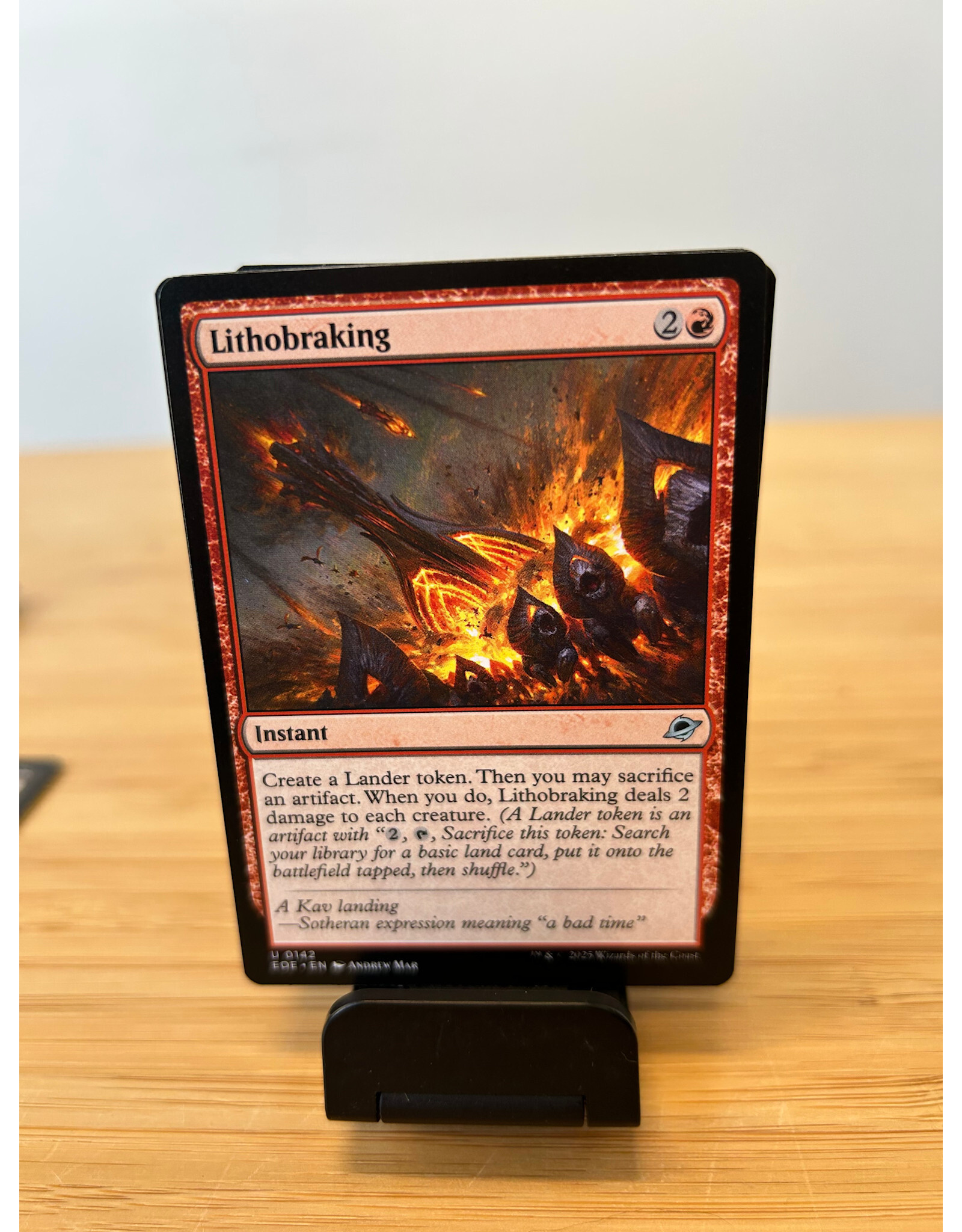 Lithobraking  (EOE)