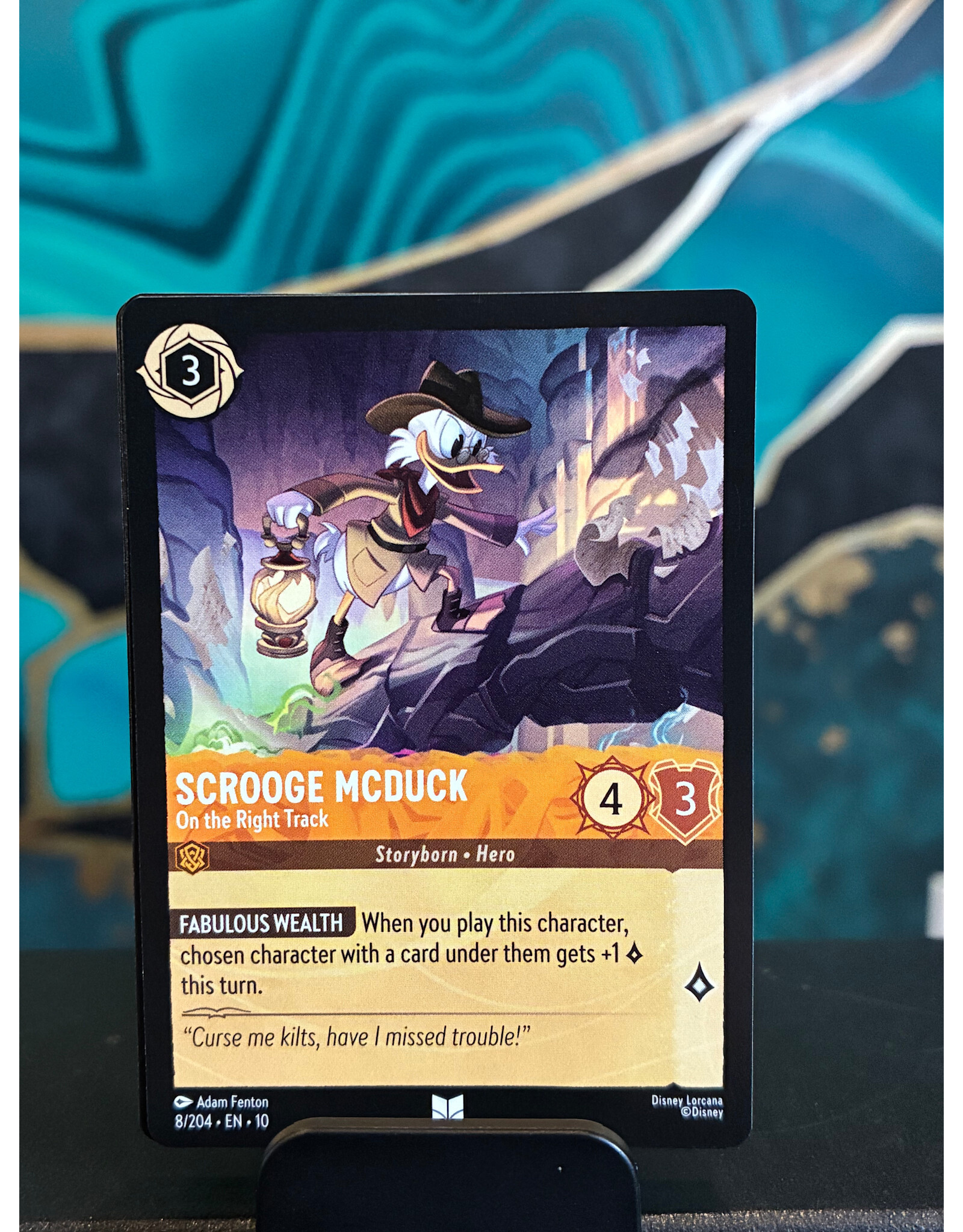 Scrooge McDuck - On the Right Track  8/204 (WIW)