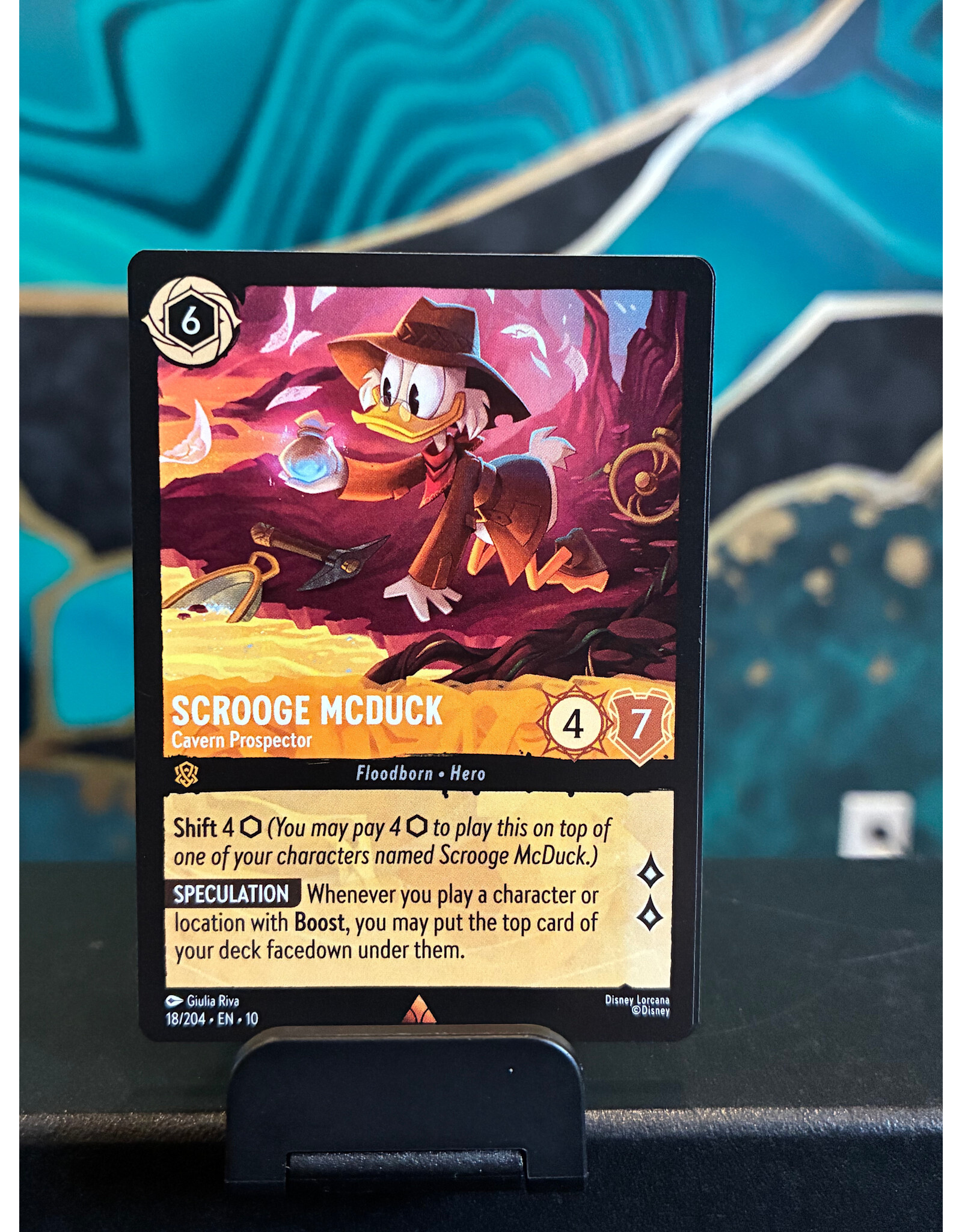 Scrooge McDuck - Cavern Prospector  18/204 (WIW)