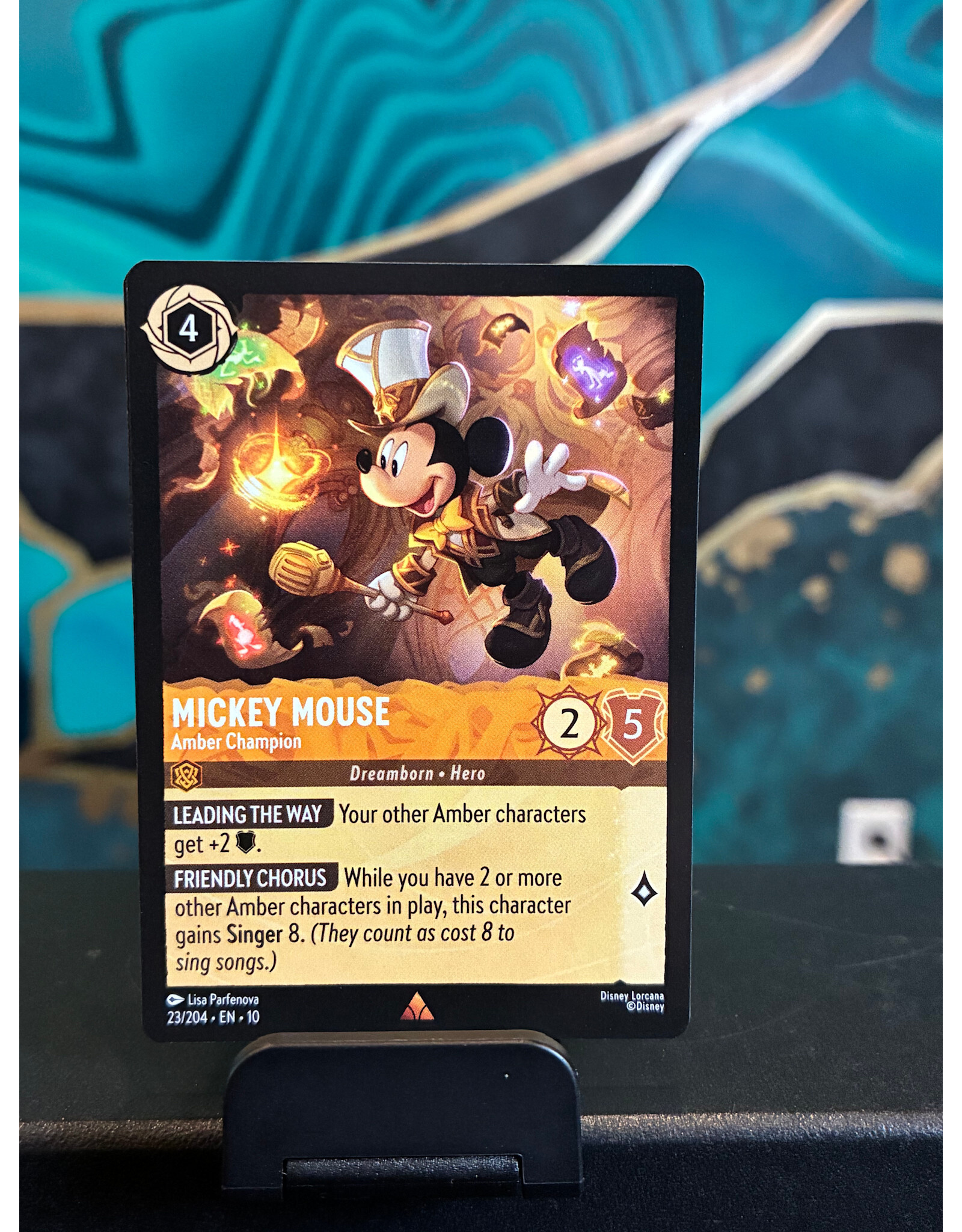 Mickey Mouse - Amber Champion  23/204 (WIW)