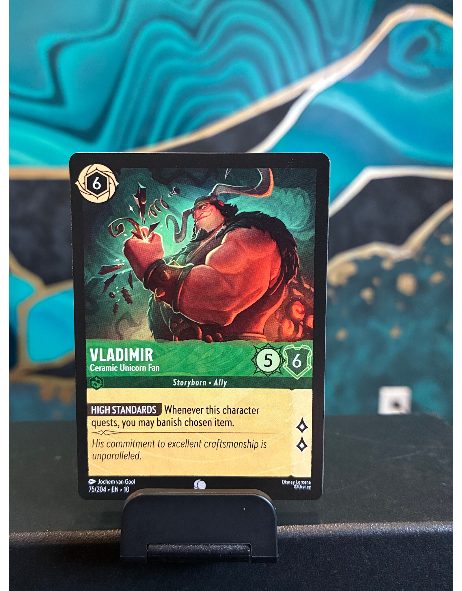 Vladimir - Ceramic Unicorn Fan  75/204 (WIW)