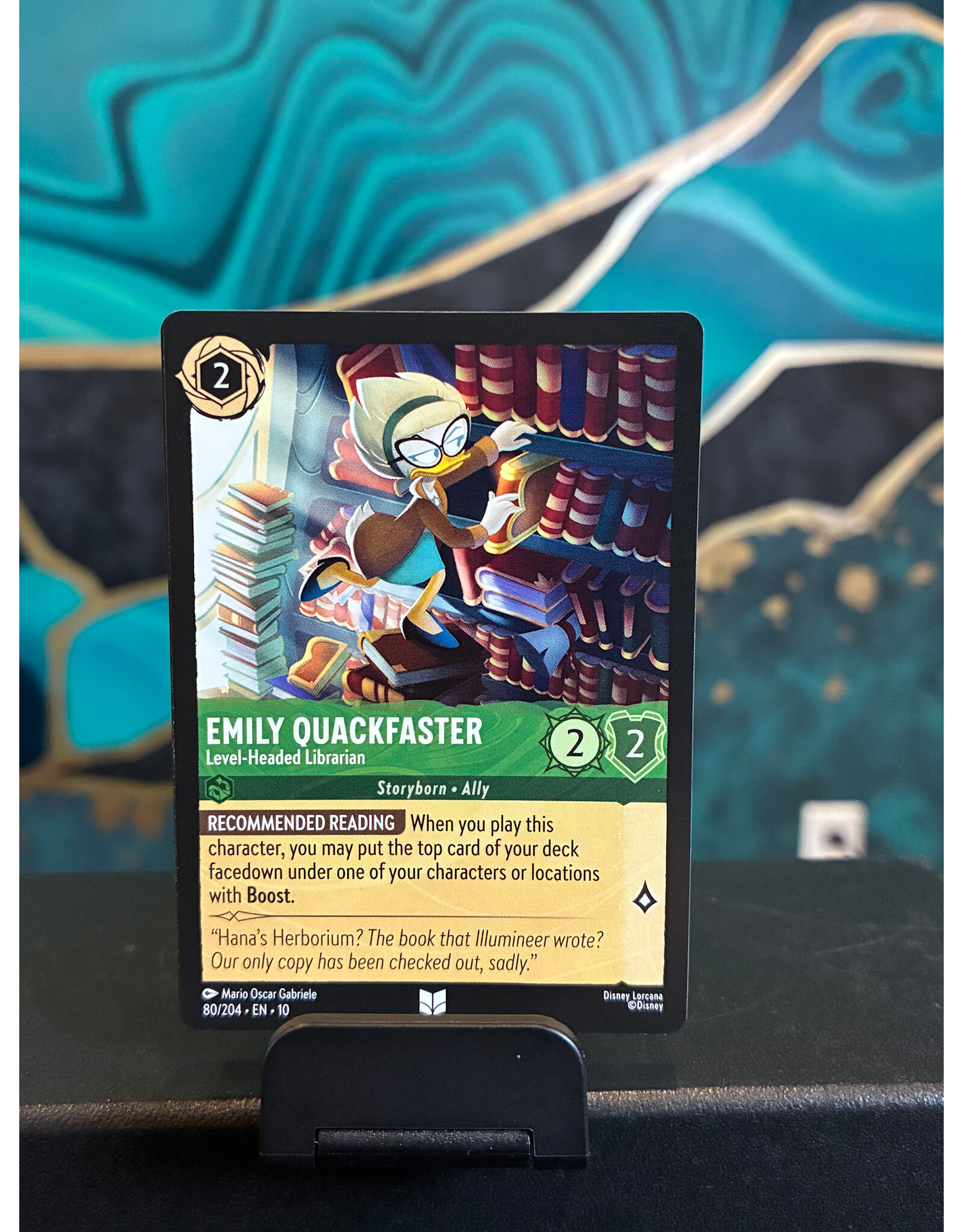 Emily Quackfaster - Level‐Headed Librarian  80/204 (WIW)