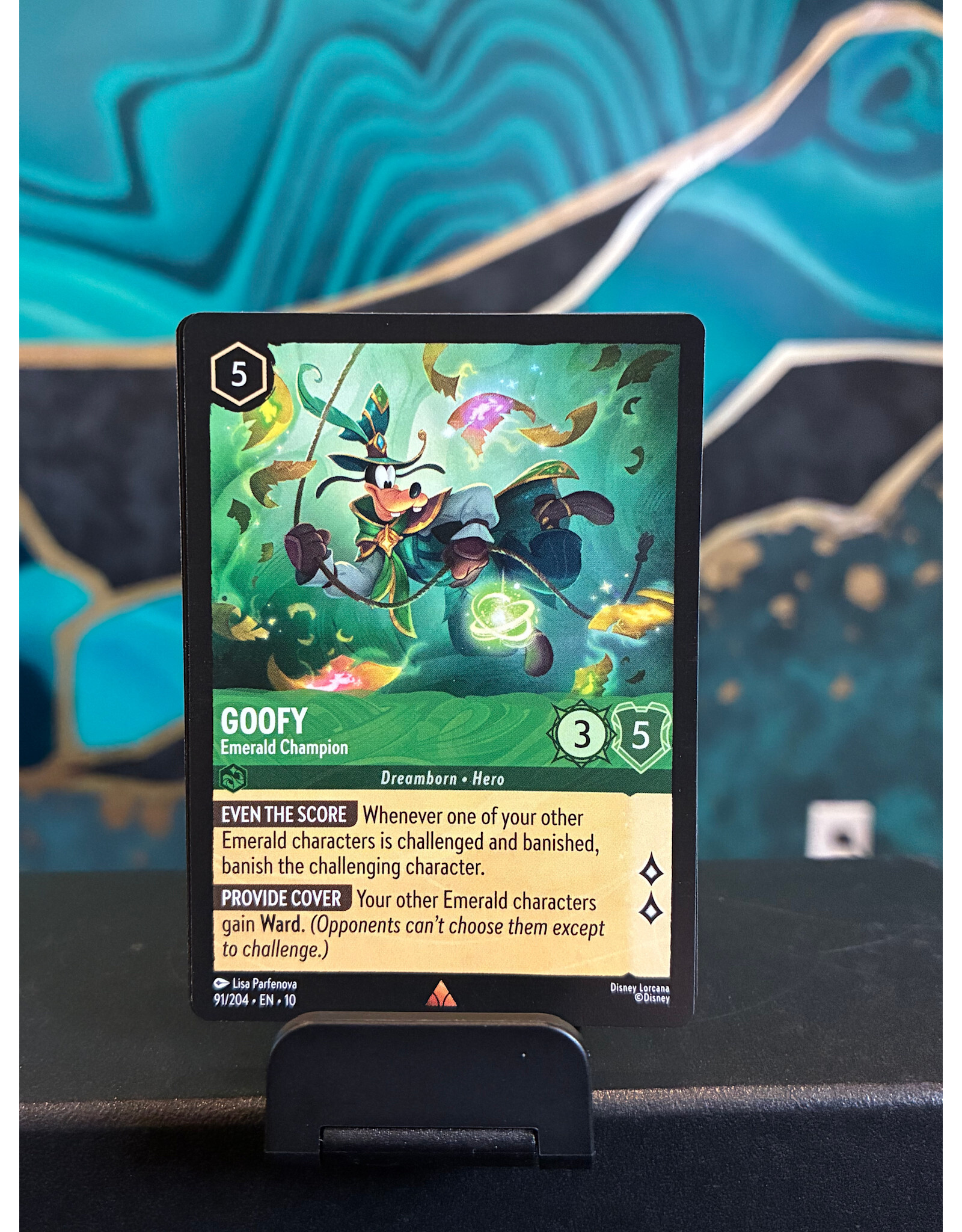 Goofy - Emerald Champion  91/204 (WIW)