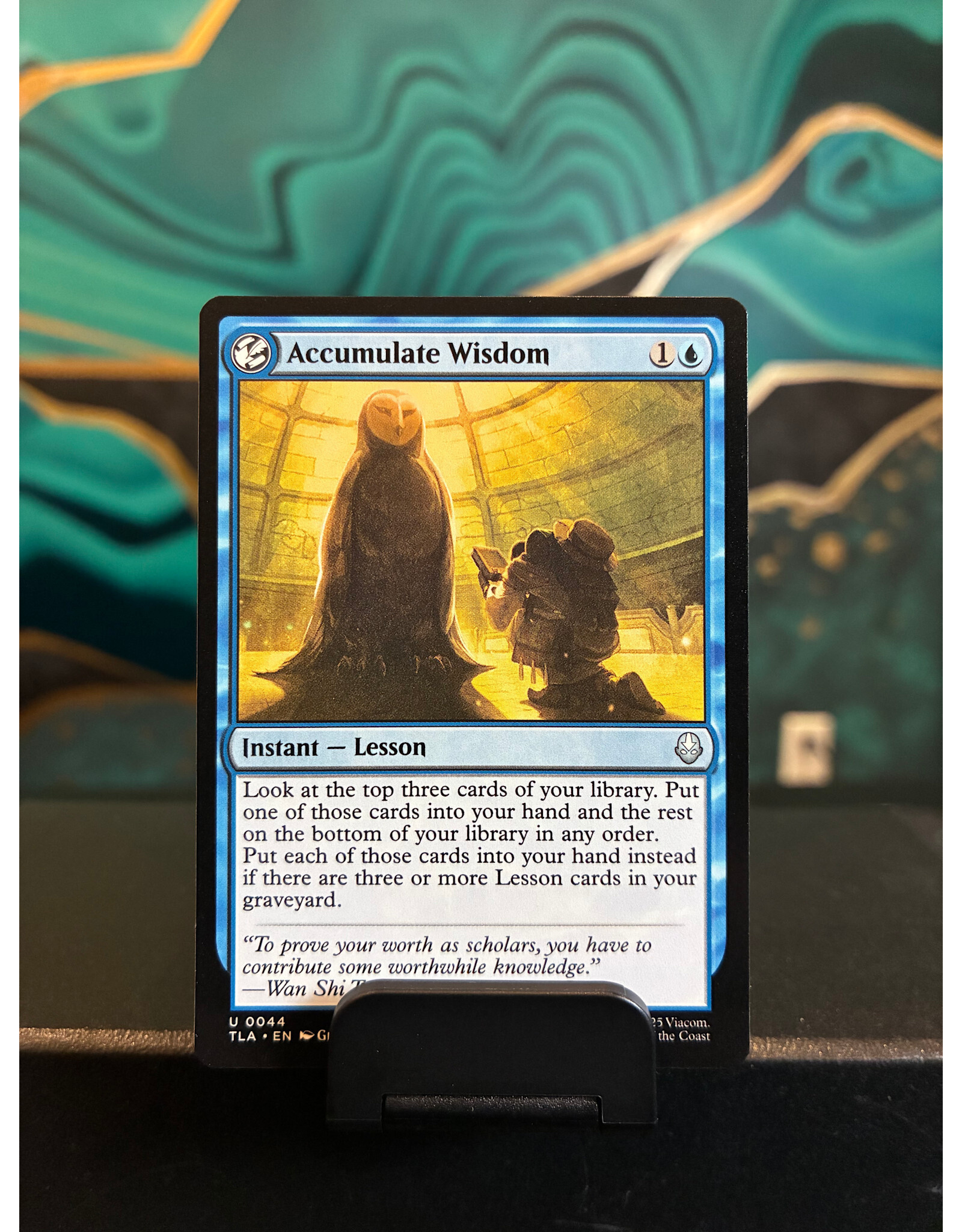 Accumulate Wisdom  (TLA)