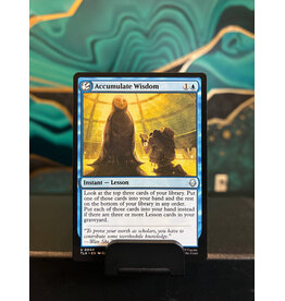 Accumulate Wisdom  (TLA)