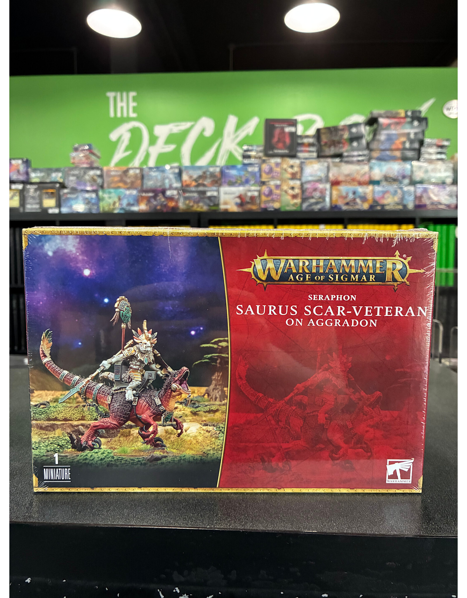 Age of Sigmar SERAPHON:SAURUS SCAR-VETERAN ON AGGRADON