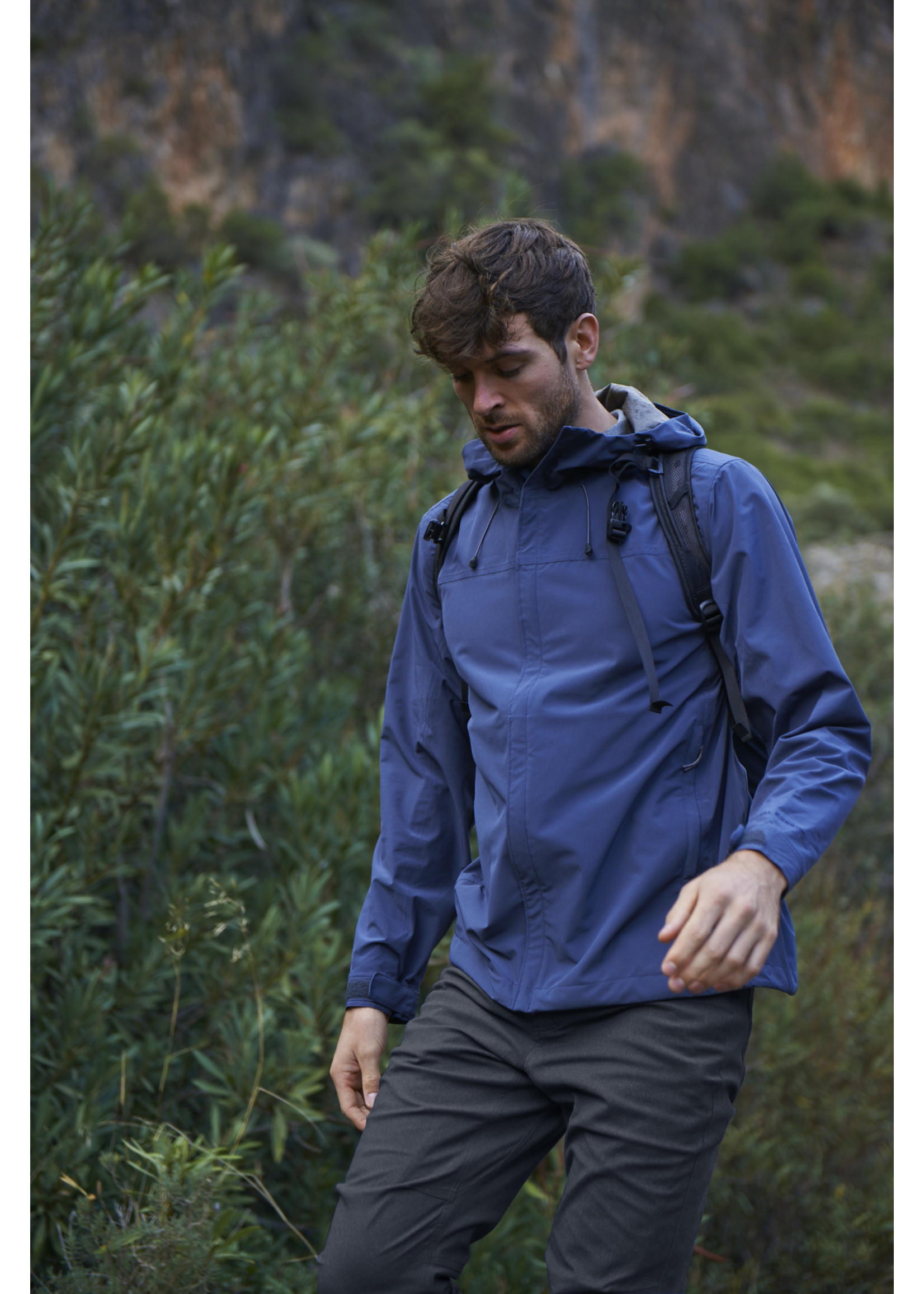 navy waterproof jacket