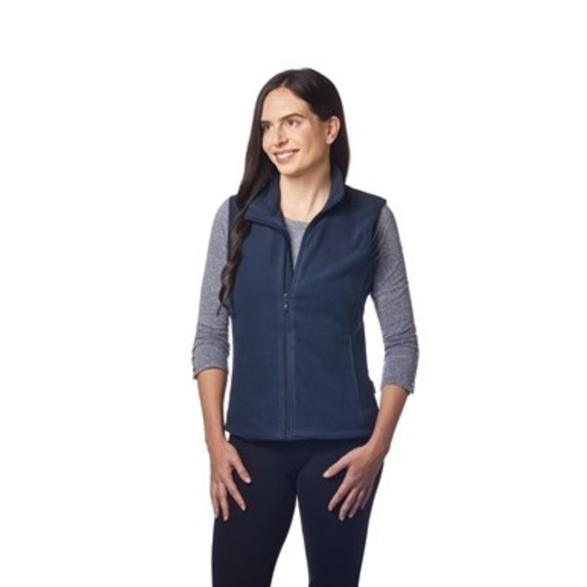 Navy blue fleece vest womens Clearance