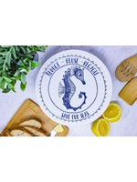 Your Green Kitchen MEDIUM SEAHORSE BOWL COVER-UNWAXED