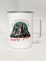 THE MOUNTAINS ARE MY HAPPY PLACE 12OZ MUG