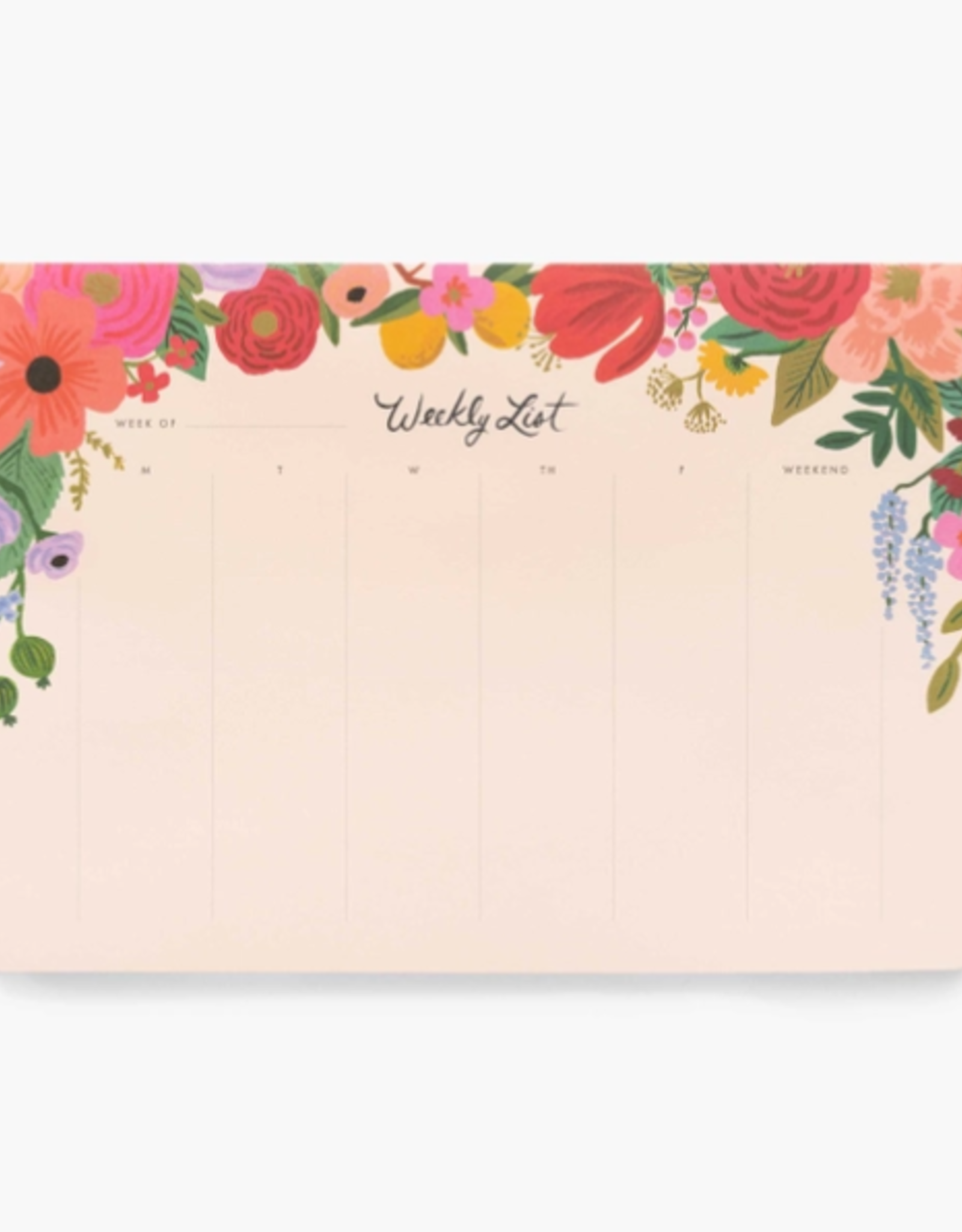 Rifle Paper Co. Rifle Paper Garden Party Weekly Desk Pad
