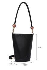 Pixie Mood Pixie Mood Violet Bucket Bag Black