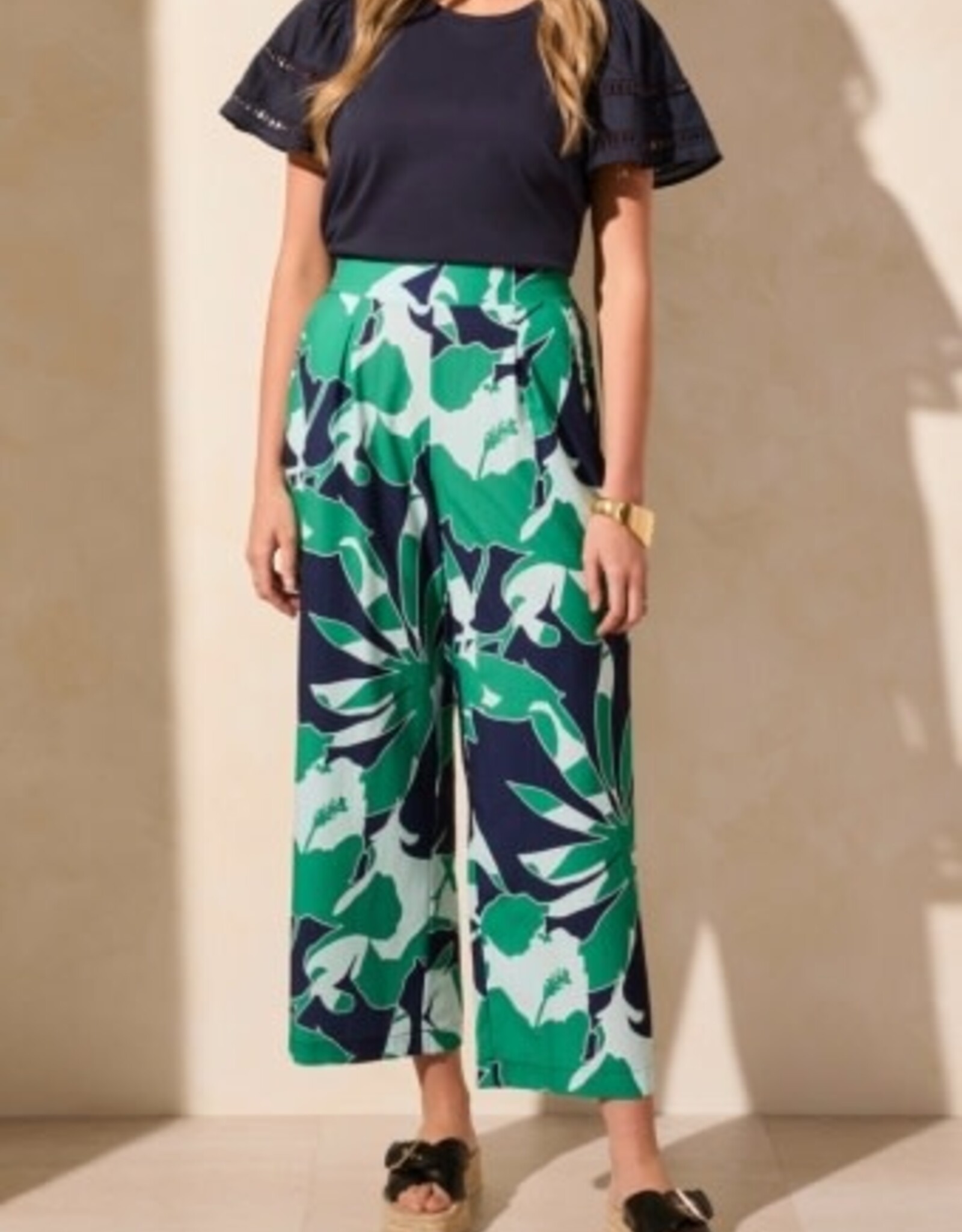 Tribal PULL ON ANKLE PANT W/ PLEATS-KELLY