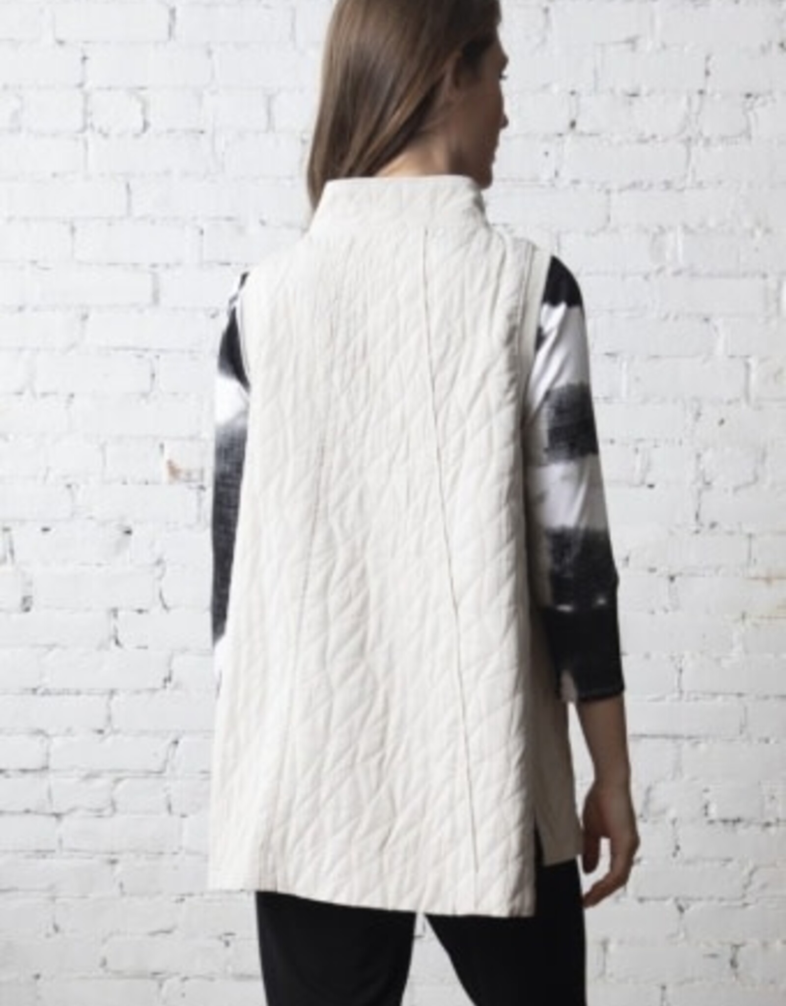 Habitat Clothes to Live In KALEIDOSCOPE QUILT LAYER VEST S25O