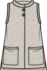 Habitat Clothes to Live In KALEIDOSCOPE QUILT LAYER VEST S25O