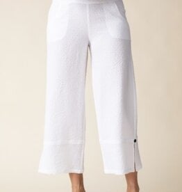 Habitat Clothes to Live In CRINKLE CREPE SLD RELAXED SPLIT HEM CROP S25H