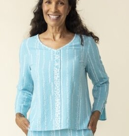 Habitat Clothes to Live In CRINKLE CREPE BUD LIVVY V-NECK S25H