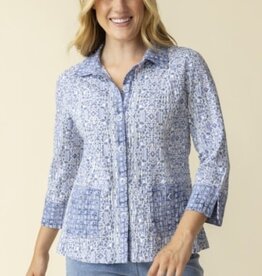 Habitat Clothes to Live In CRINKLE COTTON MIAMI SHORE SHACKET S25H