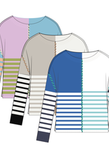 Tribal L/S BOAT NK SWEATER-SANDSTONE