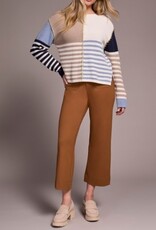 Tribal L/S BOAT NK SWEATER-SANDSTONE