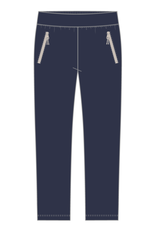 Tribal TECHNO LUX - SCUBA KNIT CONTRAST TRIM PULL-ON ANKLE PANTS-SAPPHIRE