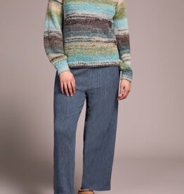 Tribal L/S MOCK NK SWEATER-AQUAHAZE