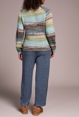 Tribal L/S MOCK NK SWEATER-AQUAHAZE