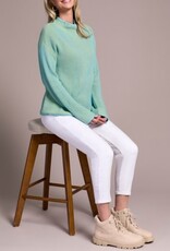 Tribal L/S FUNNEL NK SWEATER-MISTBLUE