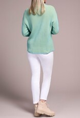 Tribal L/S FUNNEL NK SWEATER-MISTBLUE