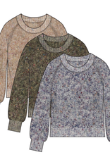 Tribal L/S CREW NK SWEATER-IVY