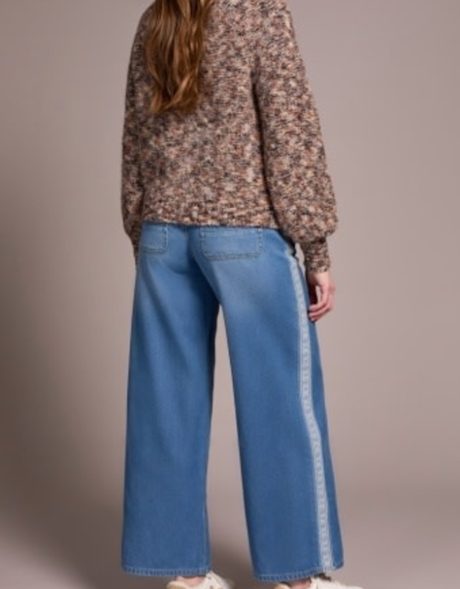 Tribal RAGLAN SLV BTN FRONT SWTR CARDI-M ALMOND LATTE