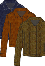 Tribal BUTTON FRT PU  JACKET-OLIVELEAF