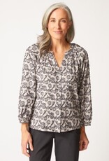 Habitat Clothes to Live In FLORAL JACQUARD ROMANCE SHIRT F25H