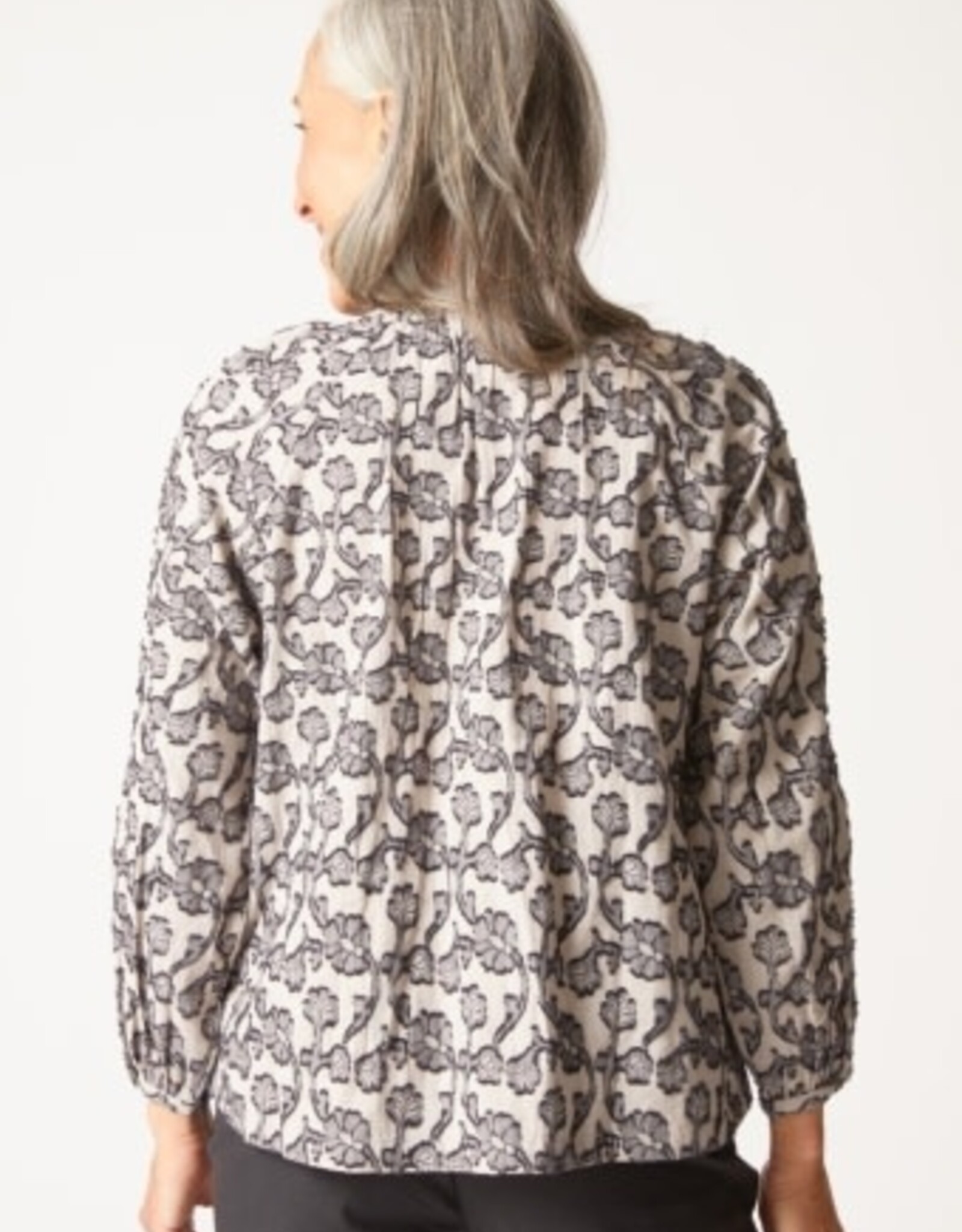 Habitat Clothes to Live In FLORAL JACQUARD ROMANCE SHIRT F25H