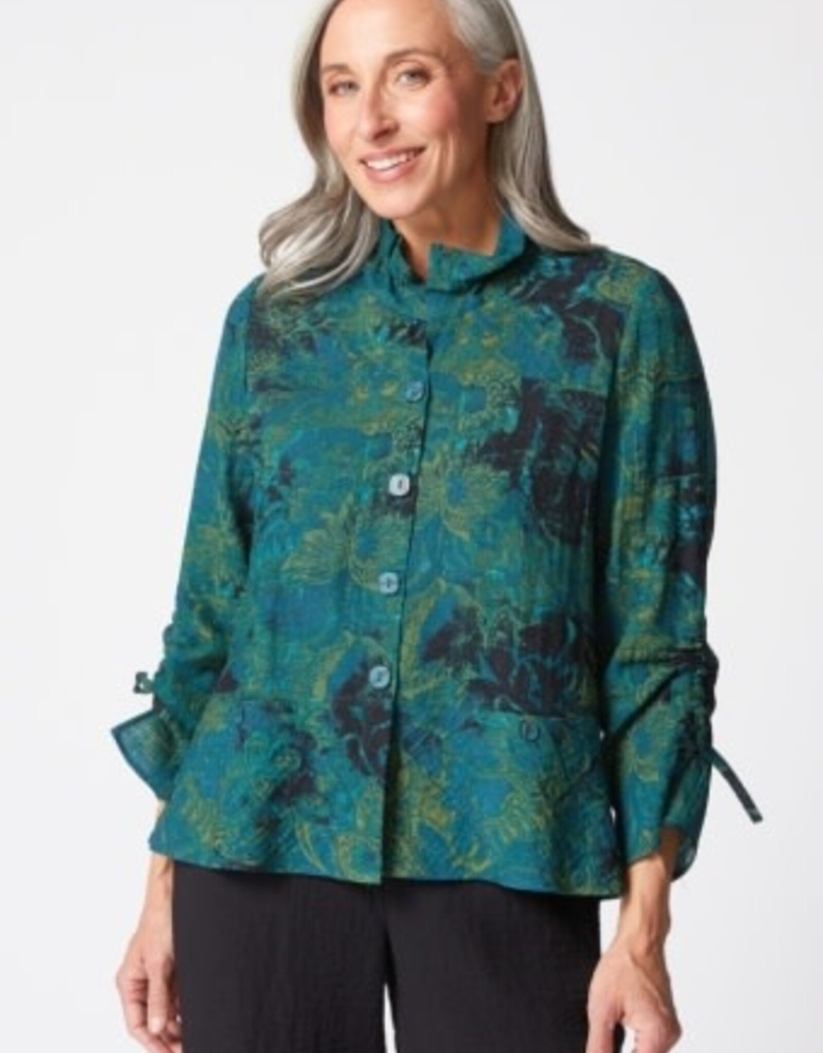 Habitat Clothes to Live In EXPRESS FLORAL EVENT JACKET F25H